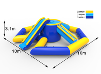 giant inflatable water park for summer